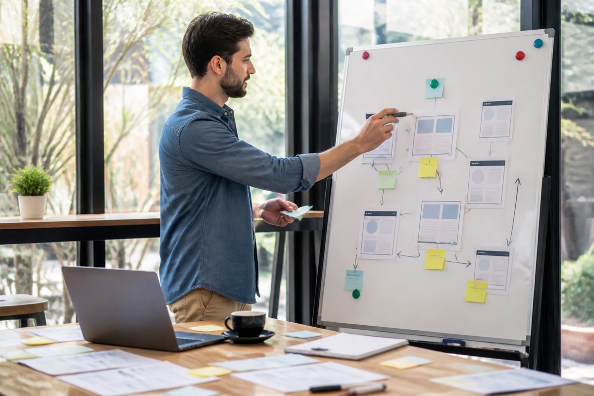 Marketing strategist planning Effective Link Building Strategies for Improved SEO for an Australian business