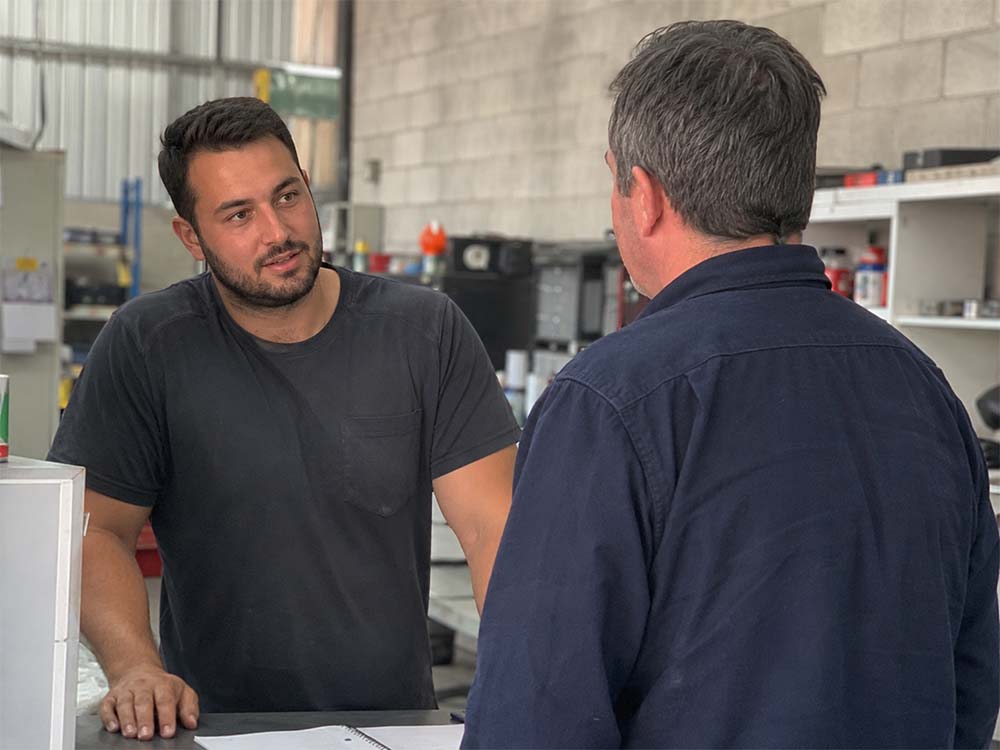 Tradie SEO strategy meeting for a trade business focused on quote requests, local rankings and Google visibility