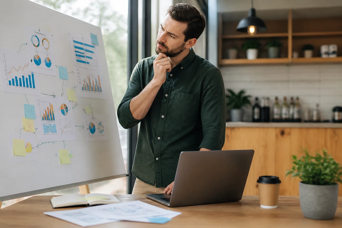 Business owner planning Budget-friendly SEO Strategies for an Australian business