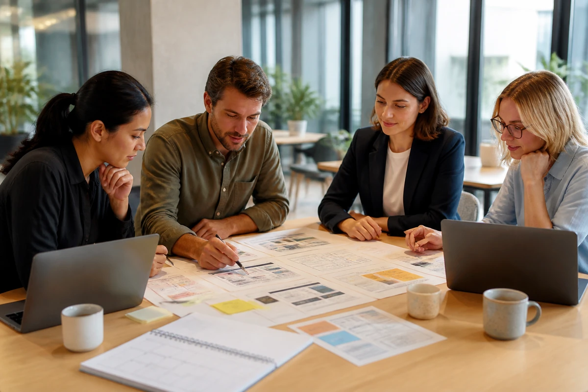 Marketing team planning Content Optimisation for Government Agencies for an Australian business