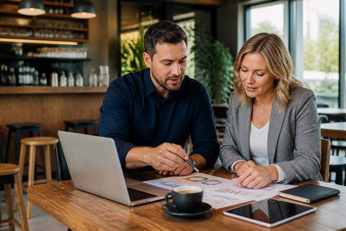 Business owner planning Develop Customised SEO Strategies for Businesses for an Australian business