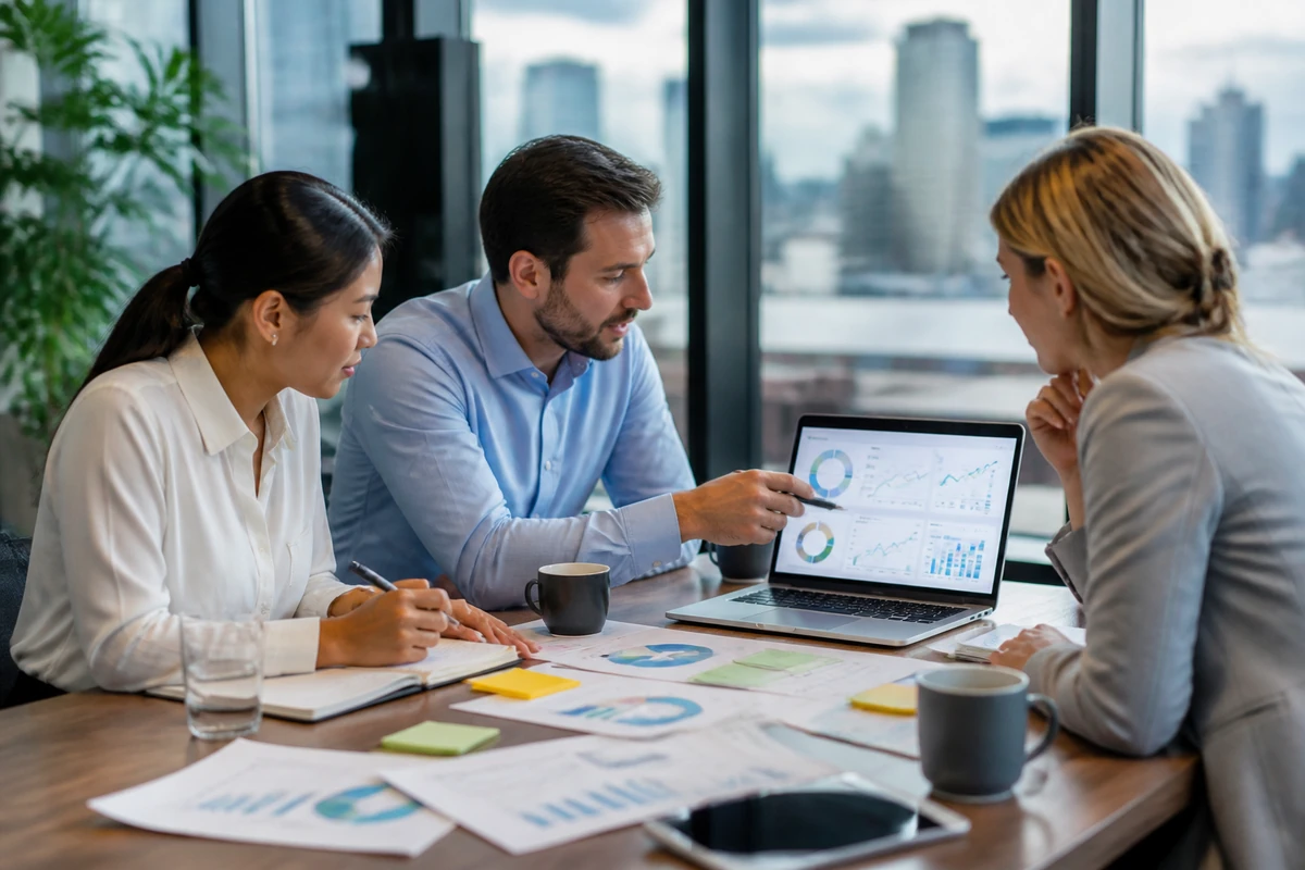 Marketing team planning Enterprise-level SEO strategies for corporations for an Australian business