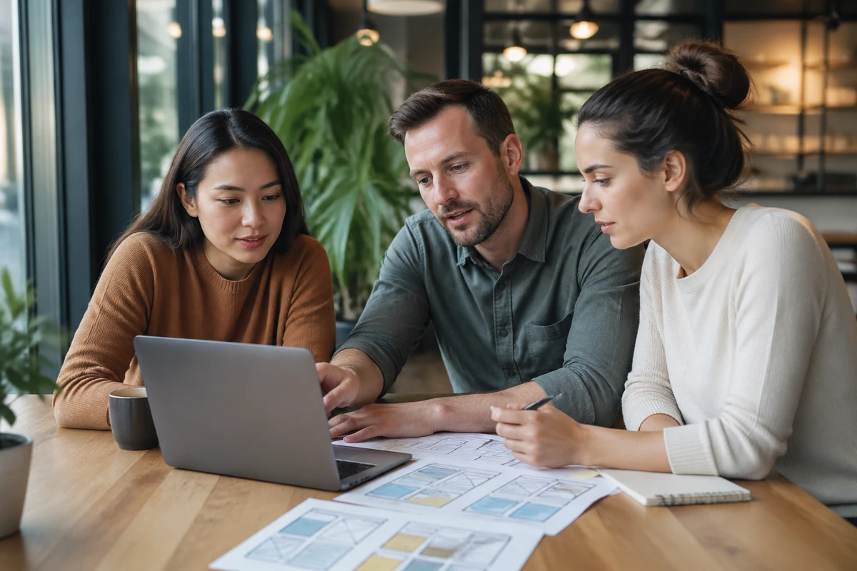 Marketing team planning Government Website Accessibility and SEO for an Australian business