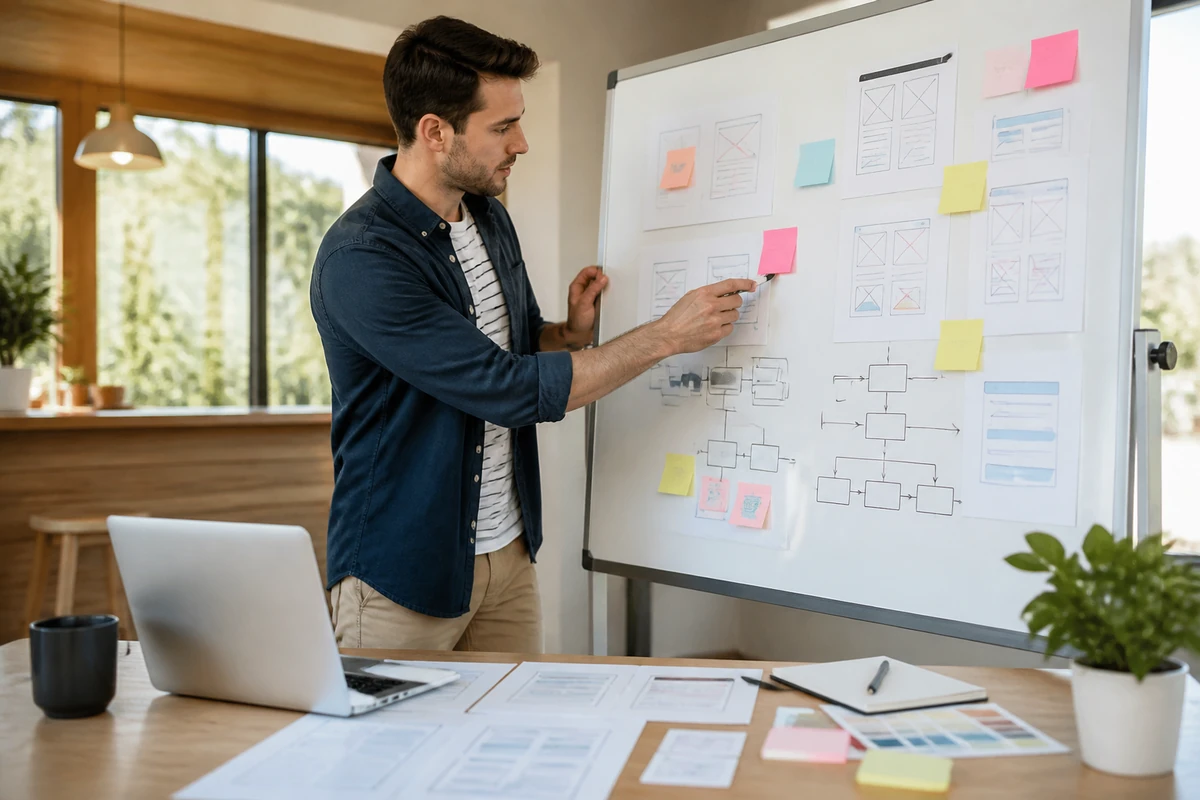 Business owner planning Impact of Site Speed on SEO and User Satisfaction for an Australian business