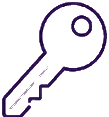Key icon representing key cutting pages, Locksmith SEO and local locksmith service searches.