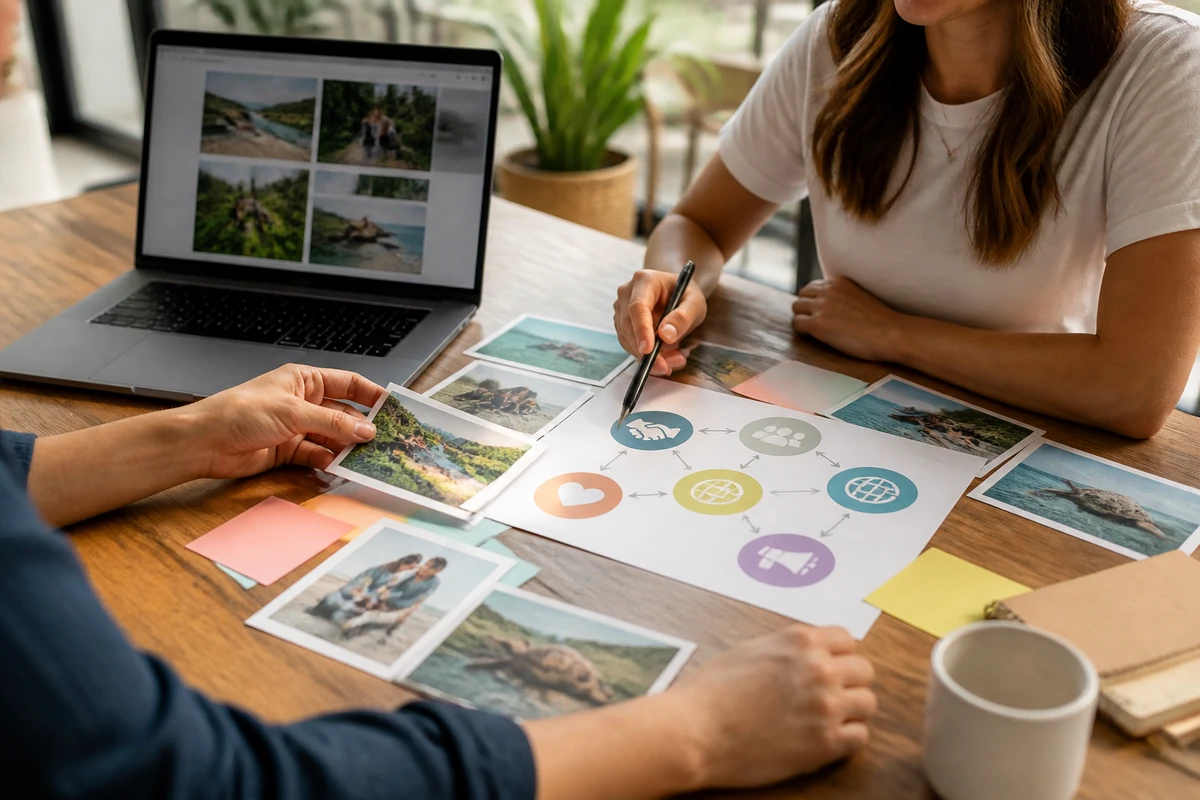 Marketing team planning Link Building for Nonprofit SEO Growth for an Australian business