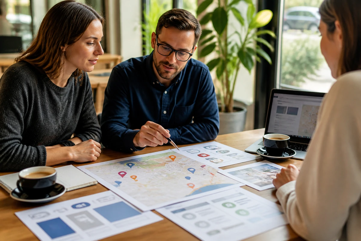Marketing team planning Local SEO for Government Services and Offices for an Australian business