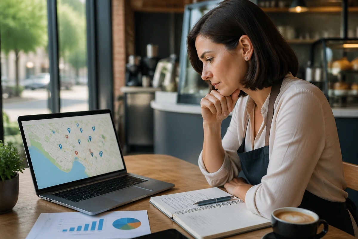 Business owner planning Local SEO for Small Business Growth for an Australian business