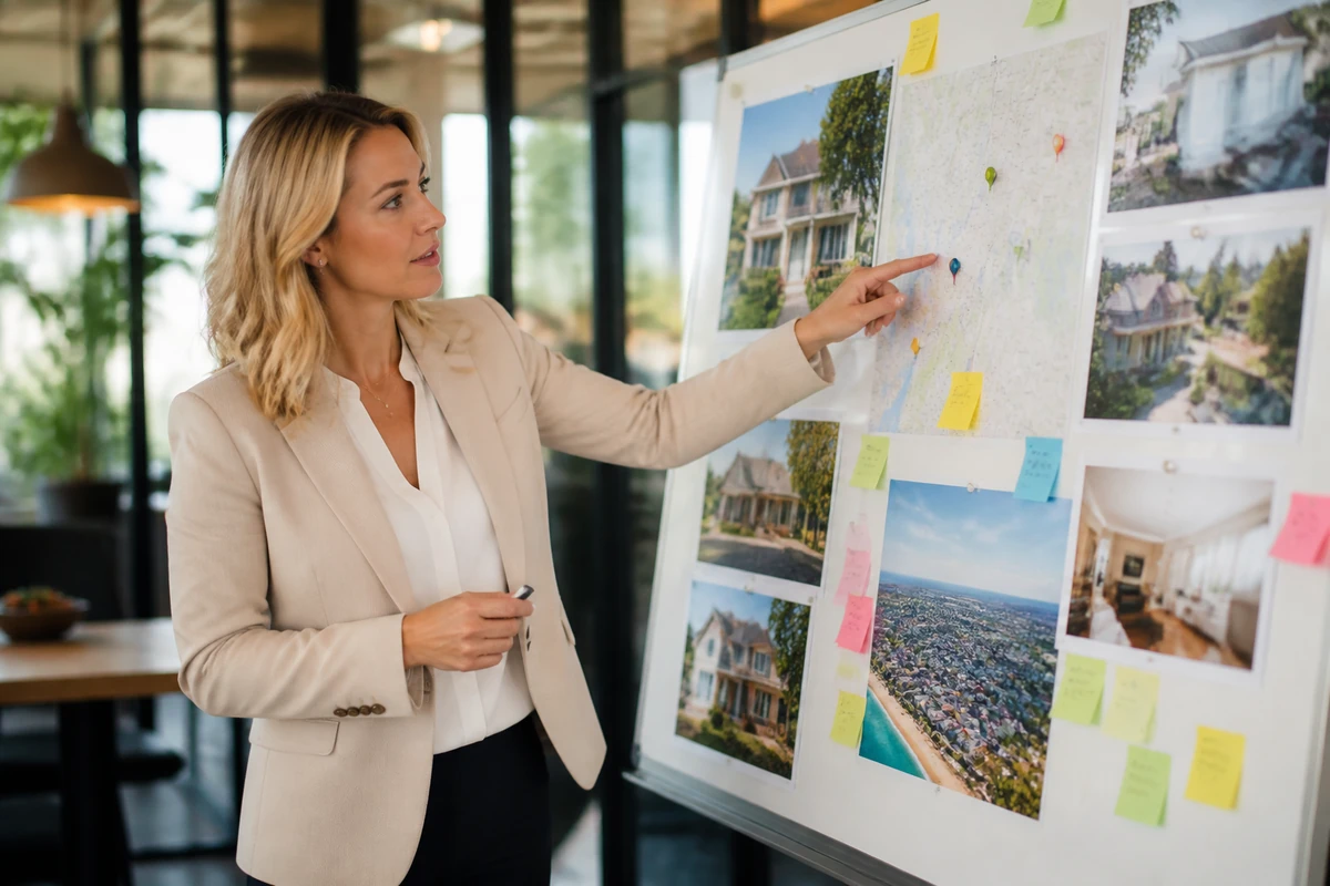 Real estate agent planning Local SEO Tips for Real Estate Agents for an Australian business