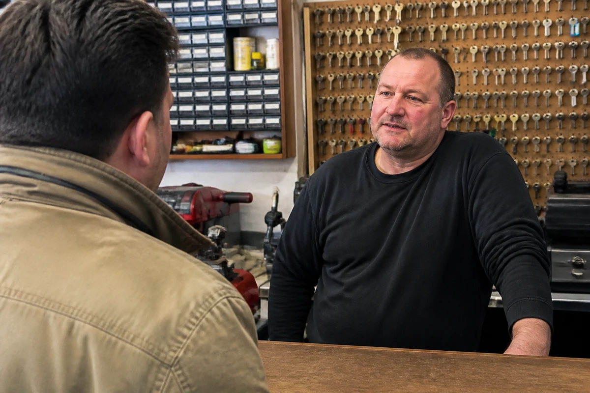 Locksmith SEO strategy meeting for a locksmith business focused on customer enquiries, local rankings and Google visibility