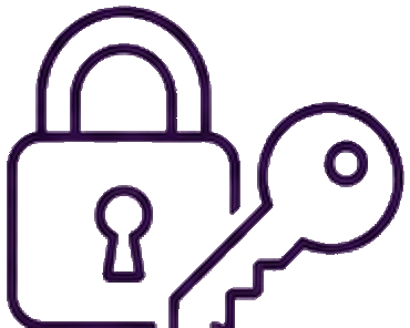 Lock and key icon representing Locksmith SEO, emergency lockout searches, mobile locksmith pages and local leads.