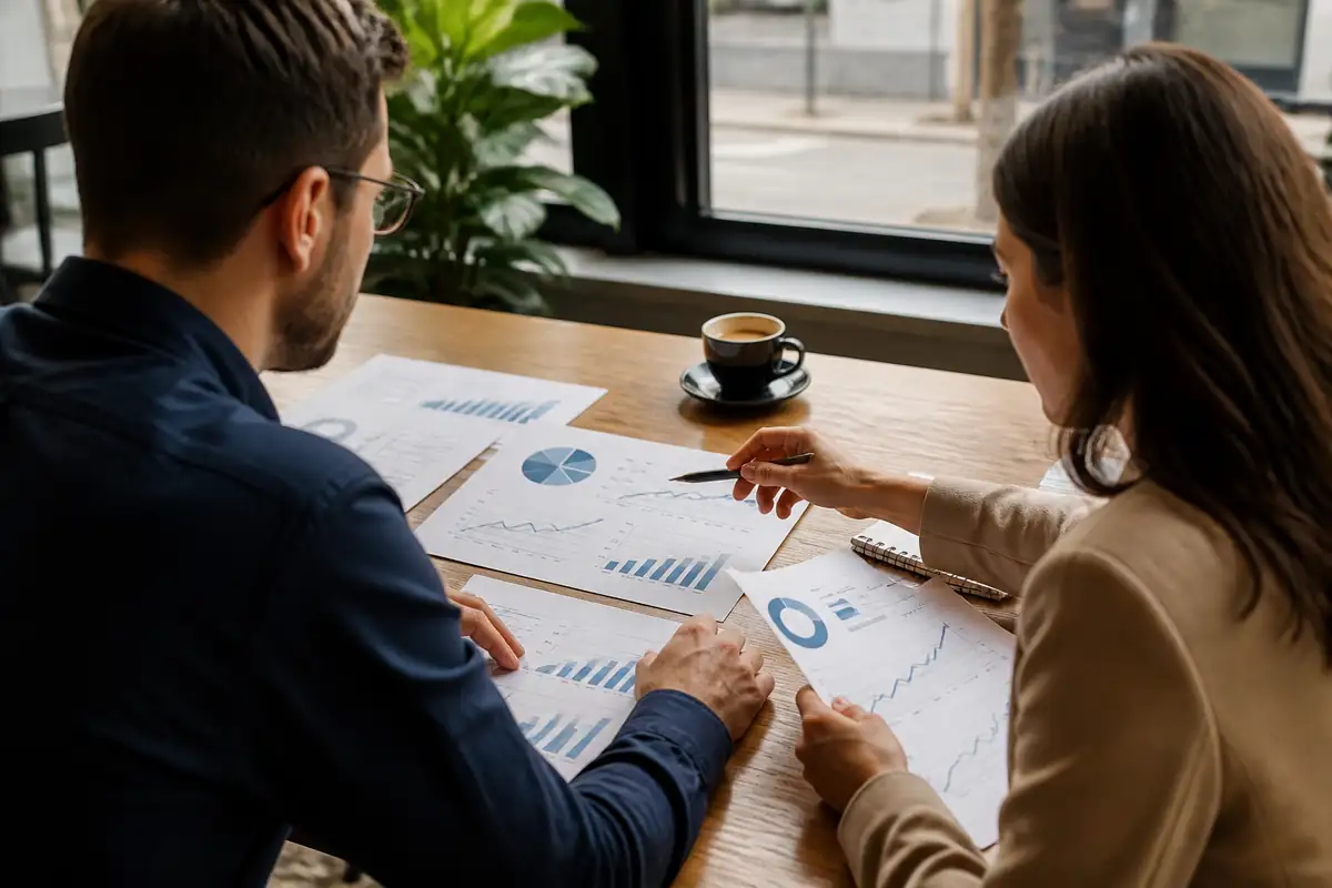 Business owner planning Maximising ROI with SEO for a Sydney business