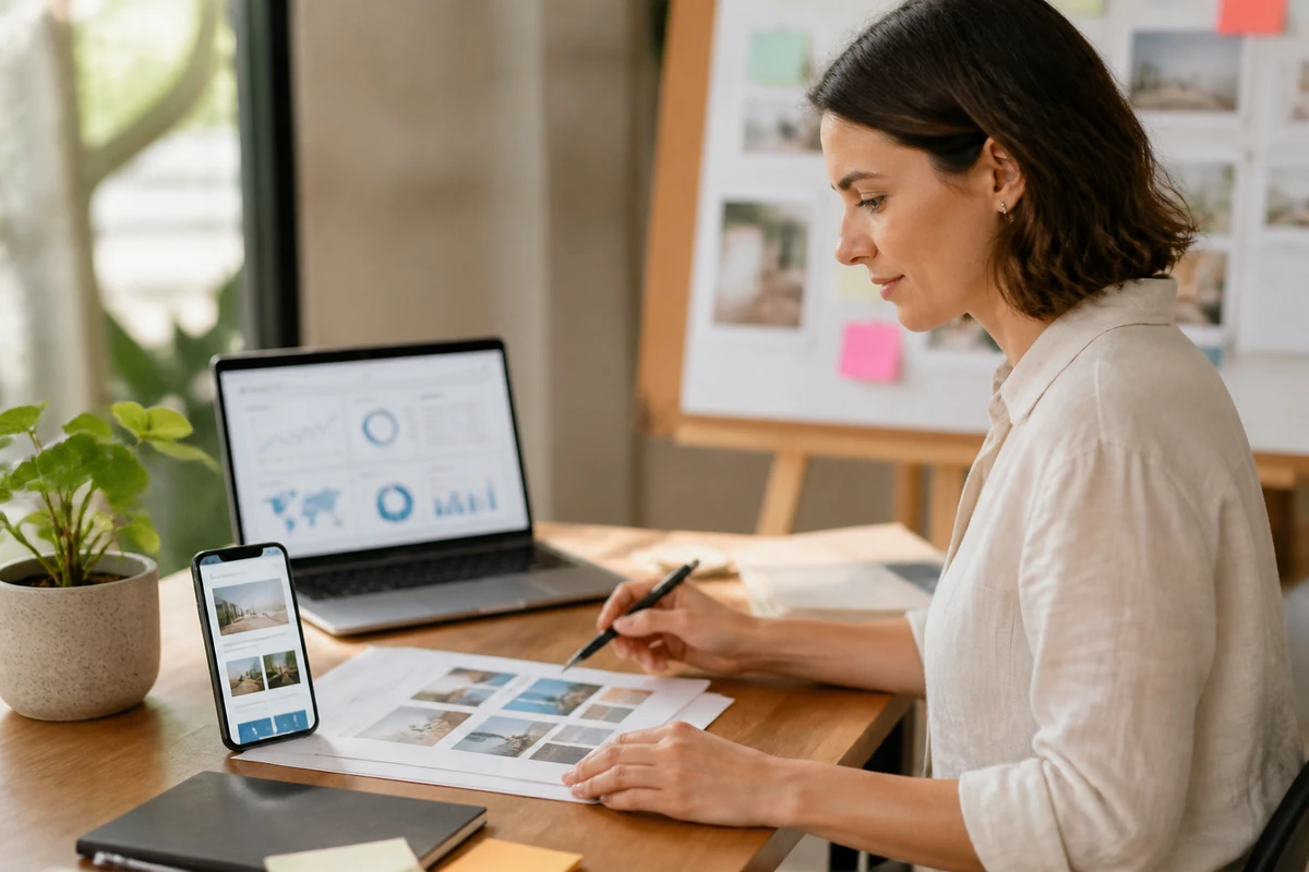 Marketing strategist planning Mobile SEO Best Practices for Voice Search for an Australian business