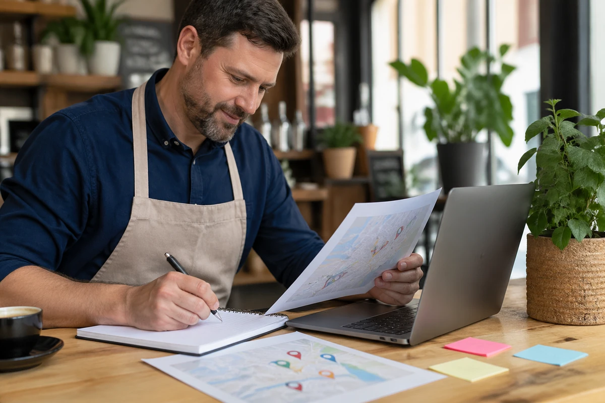 Business owner planning NAP Consistency and Local Citations The Top 8 for an Australian business