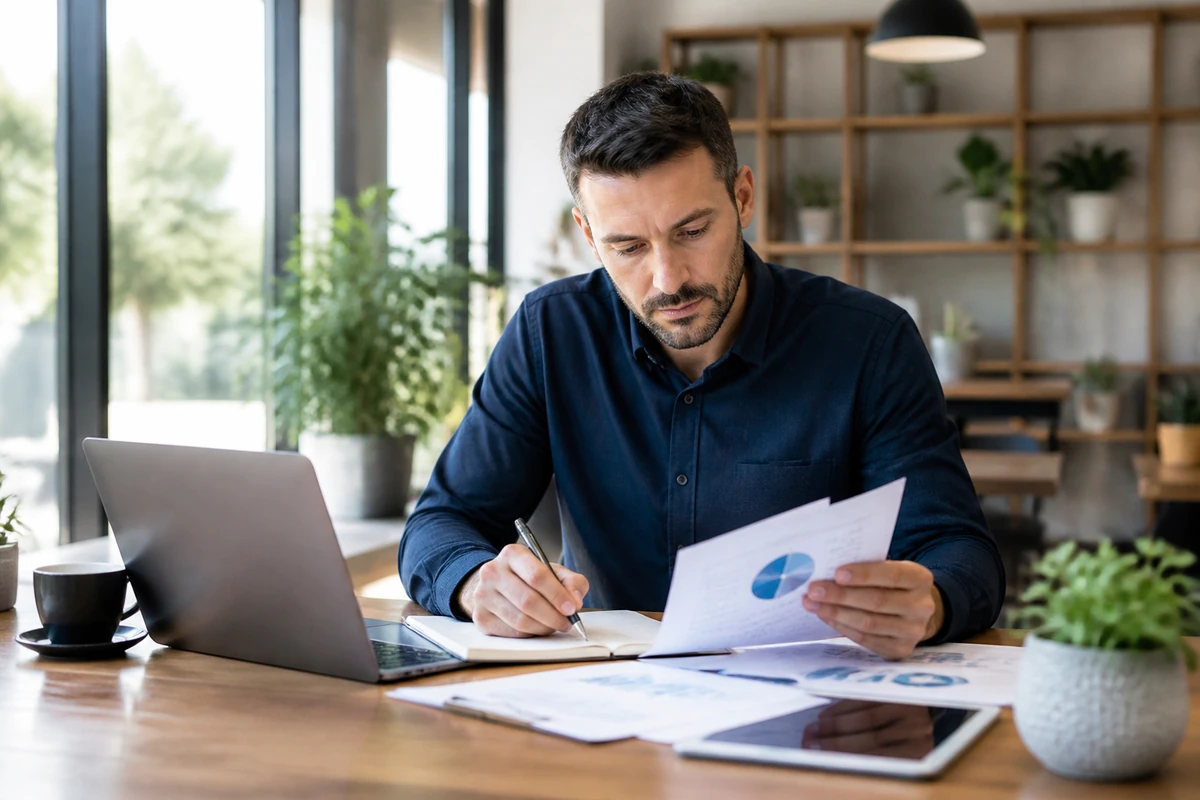 Business owner planning Niche Targeting in Small Business SEO for an Australian business