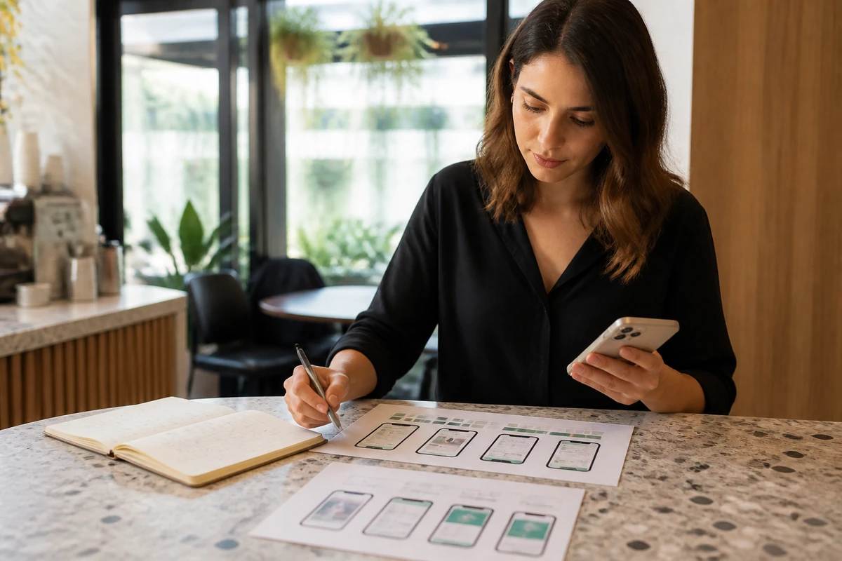 Mobile app marketer planning Optimising App Screenshots for App Store for an Australian business