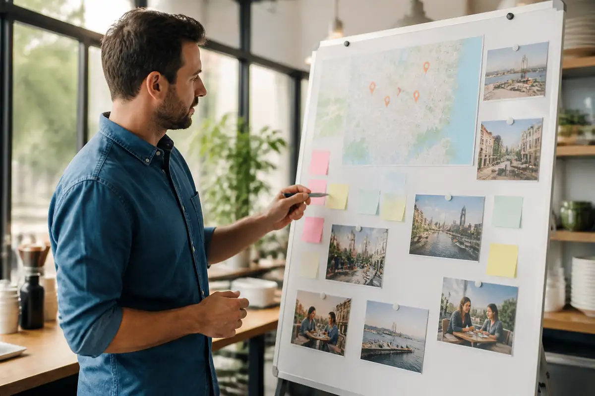 Business owner planning Optimising Your Website for Local SEO A Guide for a Sydney business