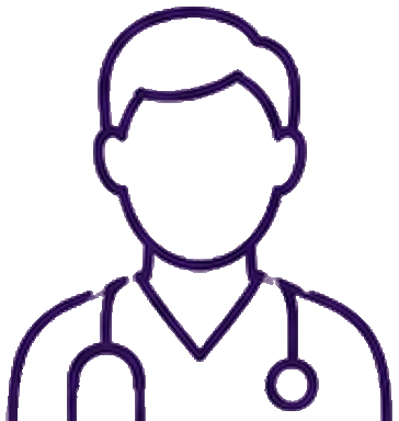 Practitioner icon representing healthcare practitioner pages, clinic SEO and appointment enquiry visibility.