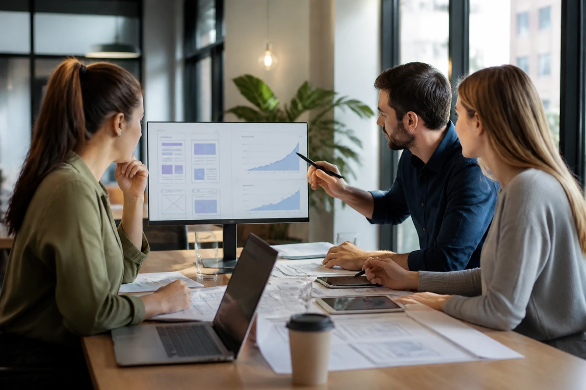 Marketing team planning SaaS Blog Strategy for Inbound Traffic for an Australian business
