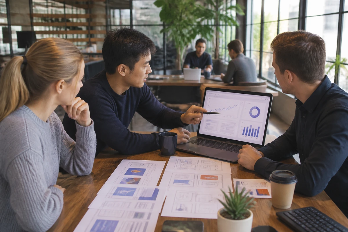 Marketing team planning SaaS SEO Tactics for Software Products for an Australian business