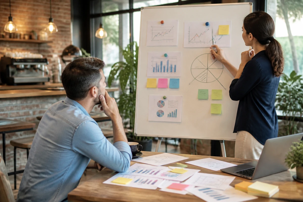 Business owner planning SEO vs SEM Which to Choose for your Business for an Australian business