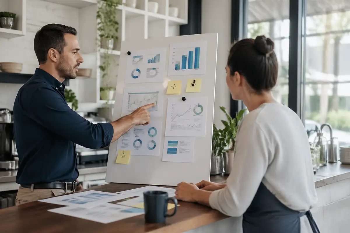 Marketing strategist planning Outrank Competitors for a Sydney business