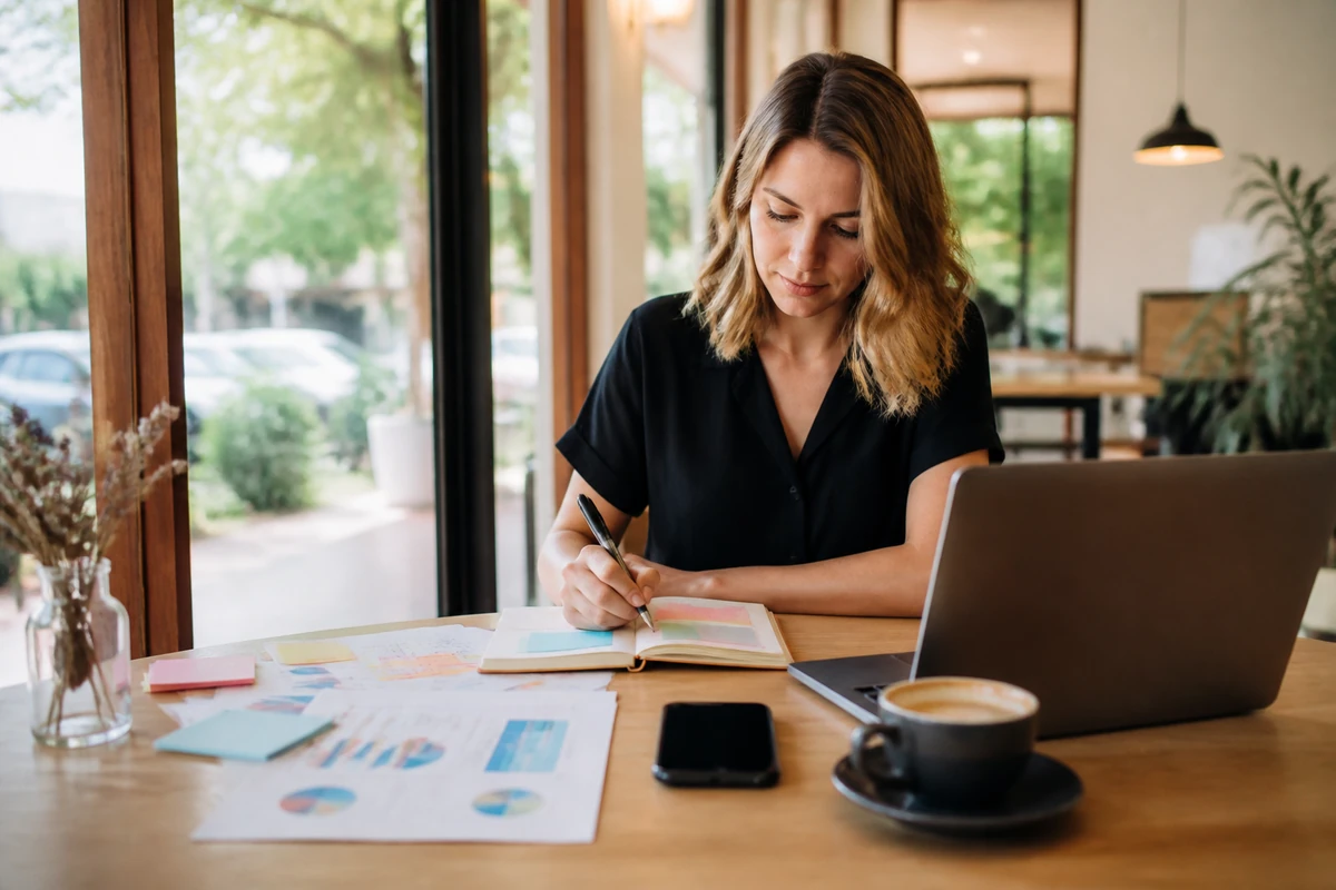 Business owner planning Social Signals and Their Impact on SEO for an Australian business
