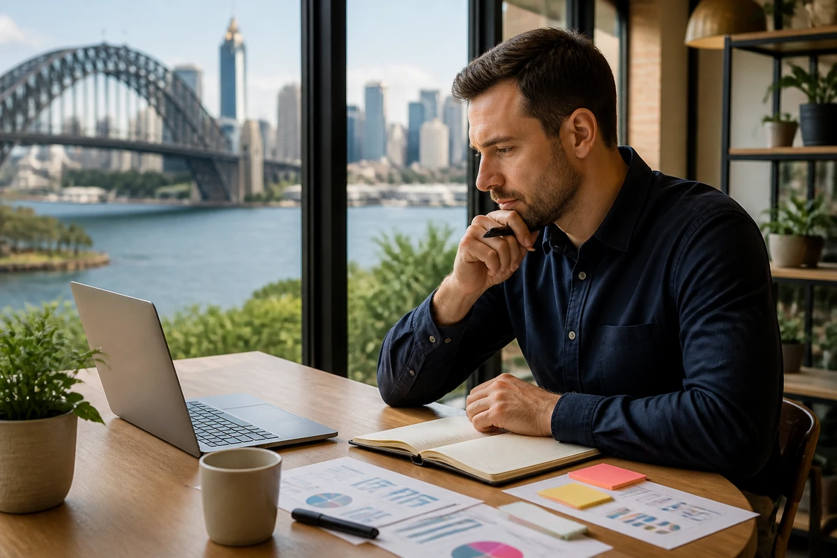 Business owner planning Why Sydney Businesses Need to Invest in SEO for a Sydney business
