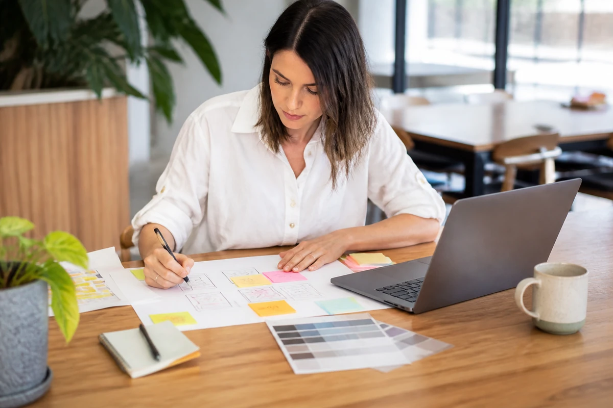 Content marketer planning Guide to Optimising Title Tags for SEO for an Australian business