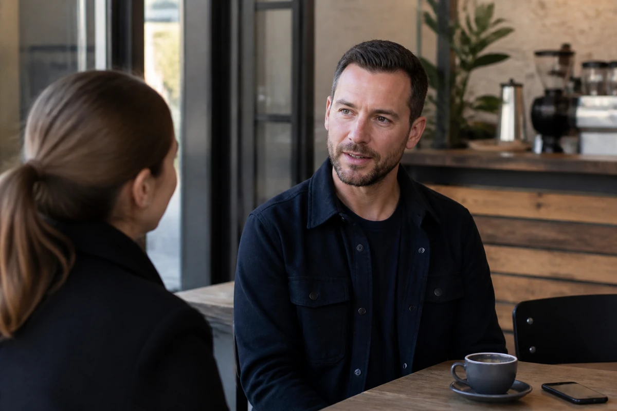 Average Australian small business owner in a realistic local business setting having a natural conversation related to the article topic, no